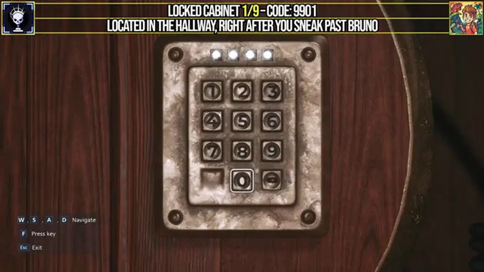 Firearm or pillar pickup in a Labyrinth or cult room